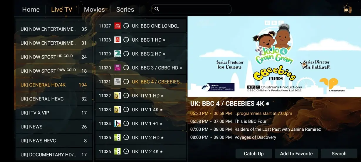 FreeGoTV streaming interface preview 5