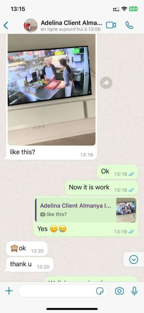 Illustrative FreeGoTV WhatsApp support conversation 4
